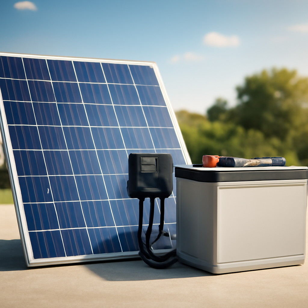 Rasentrimmer – Anwendung im Garten (KI)